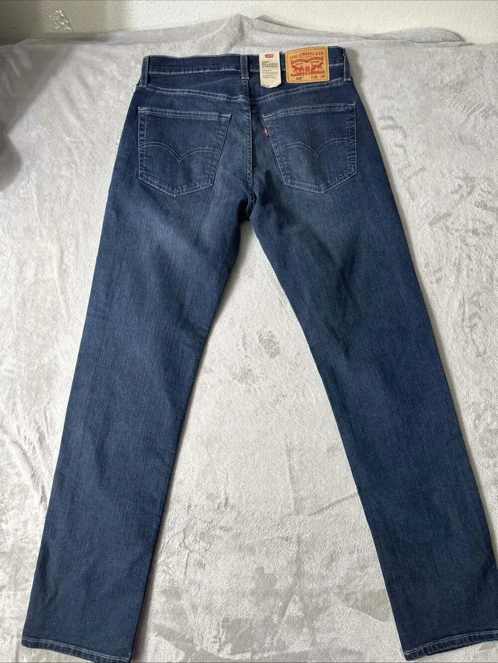Levi’s 559 Men’s Jeans 30x34 Relaxed Straight Stretch Blue Denim